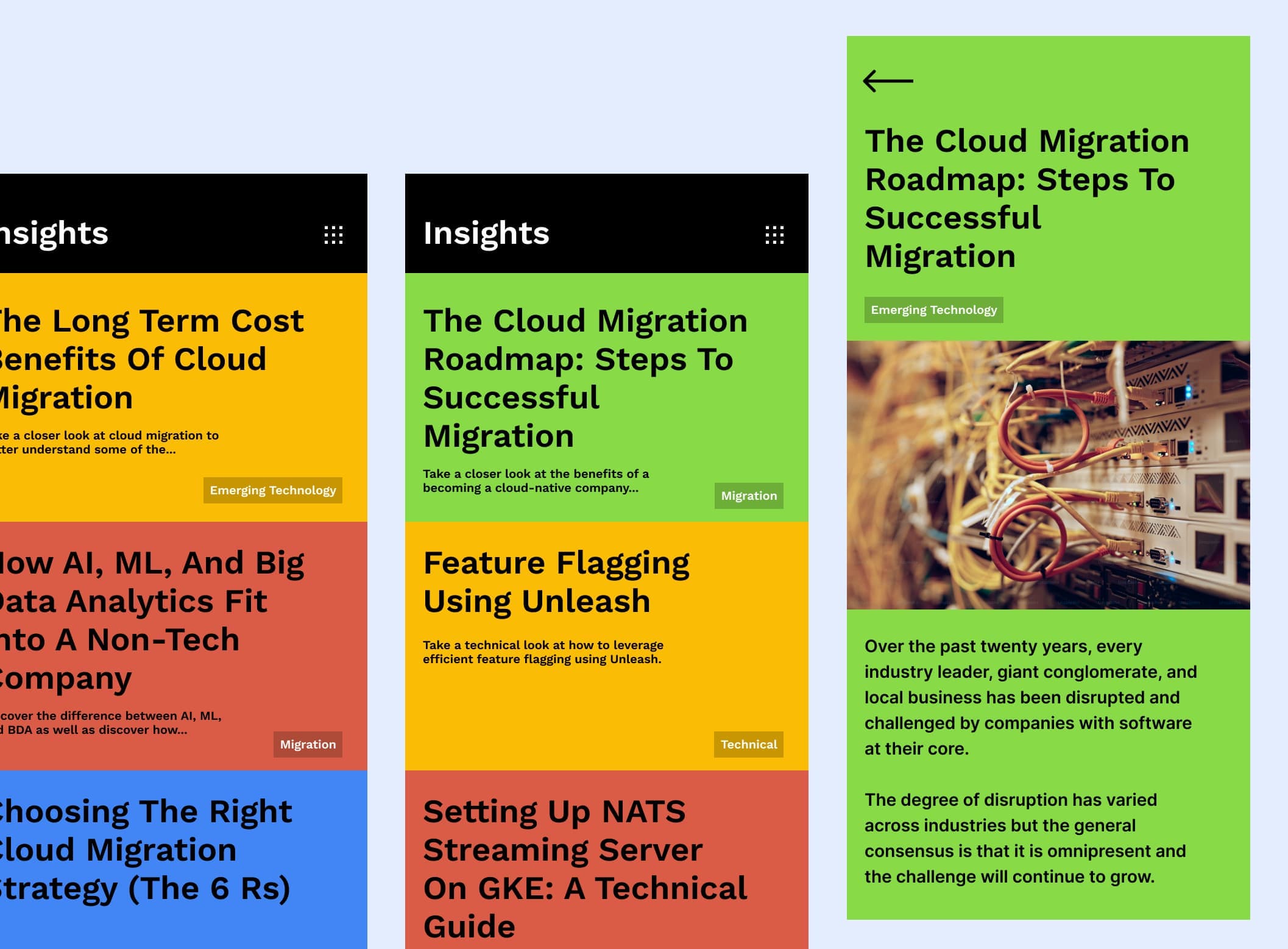 D3V Tech insights page